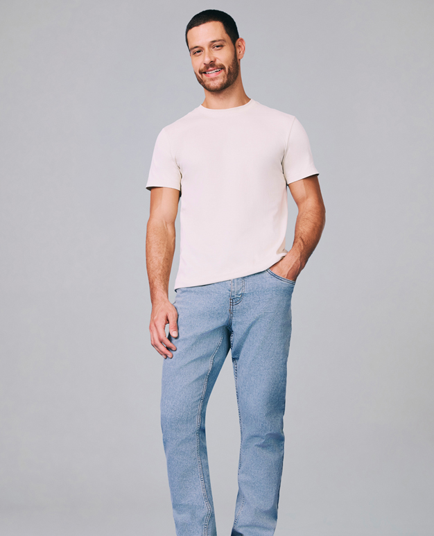 Calca Jeans Cargo